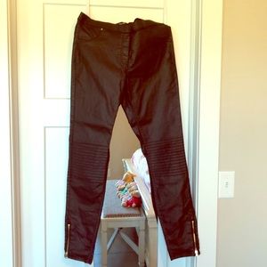 Black Pleather Pants